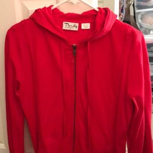 Great condition red Purity zip up hoodie size m!